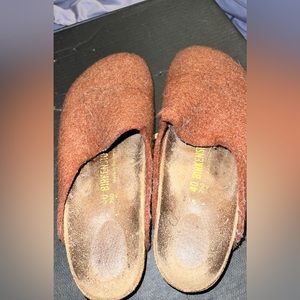 Birkenstock Boston rust felt size 40